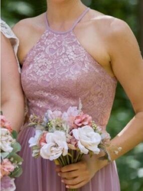 David’s Bridal- size 4 bridesmaid dress